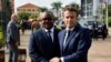 Umaro Sissoco Embaló e Emmanuel Macron