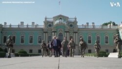英國首相約翰遜到訪基輔會見烏克蘭總統澤連斯基