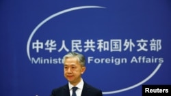 FILE -Juru Bicara Kementerian Luar Negeri China Wang Wenbin.