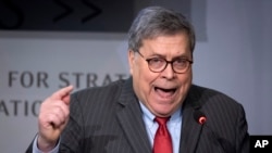 VaWilliam Barr (AP Foto/Cliff Owen)