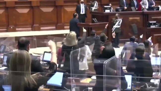Asamblea Nacional de Ecuador bloqueada por falta de consenso