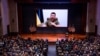 Presiden Ukraina Volodymyr Zelenskyy menyampaikan sambutan secara virtual, di hadapan anggota Kongres AS di Washington, D.C., Rabu, 16 Maret 2022. (J.Scott Applewhite/Pool via REUTER)