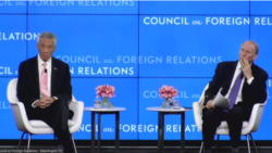 新加坡總理李顯龍(Lee Hsien Loong)3月30日到美國智庫外交關係協會（Council on Foreign Relations）參與會談，尋求維護印太和平。（視頻截圖）