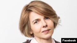 An image of RFE/RL journalist Vira Hyrych from her Facebook page. Hyrych was killed in a Russian airstrike hit the residential building where she lived in the Ukrainian capital, Kyiv.