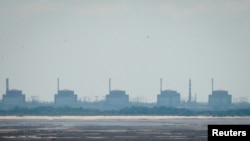 烏克蘭東部的札波羅熱核電廠。 (2023年6月16日）