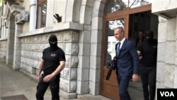 Predsjednik Privrednog suda Blažo Jovanić (Foto: VOA, Jovo Radulović)
