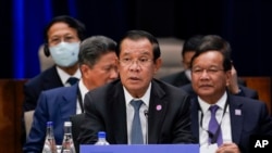 ကမ္ဘောဒီးယားဝန်ကြီးချုပ် Hun Sen (ယခင်မှတ်တမ်းဓာတ်ပုံ)
