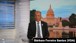 Primeiro-ministro de Cabo Verde, Ulisses Correia e Silva, em entrevista à Voz da América em Washington, DC, em 15 de dezembro de 2022