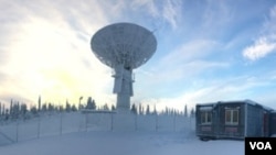 A photo of an antenna dedicated for use by China at Sweden's Esrange Space Center, as published by China's Institute of Remote Sensing and Digital Earth (RADI). The image appeared online in 2018, but VOA could not verify its authenticity.