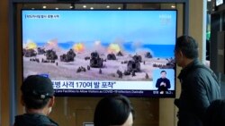 北韓發射的砲彈落在與南韓海上邊境附近