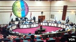 کۆبوونەوەیەکی ڕابردووی ئەنجومەنی پارێزگای کەرکوک