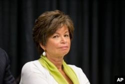 美国前总统奥巴马的顾问瓦莱丽·贾勒特(Valerie Jarrett)在2015年8月27日。