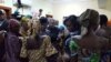 Some of the 21 Chibok school girls released are seen during a meeting with Nigeria's Vice President Yemi Osinbajo in Abuja, Nigeria, Oct. 13, 2016. 