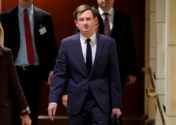 David Hale, Under Secretary of State for Political Affairs, arrives for a closed-door deposition as part of the impeachment inquiry into President Trump led by the House Intelligence, House Foreign Affairs and House Oversight and Reform Committees.
