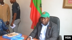 Secretário provincial da UNITA Félix Simão Lucas. Uíge - Angola