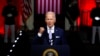 Presiden AS Joe Biden berbicara di luar Independence Hall di Philadelphia, pada 1 September 2022. (Foto: AP/Matt Slocum)