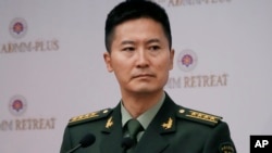 탄커페이 중국 국방부 대변인 (자료사진)