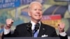 Presiden AS Joe Biden berbicara di Washington, DC Rabu (6/4). 