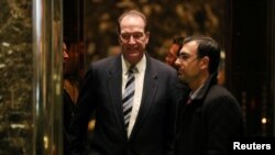 美國財政部副部長大衛馬爾帕斯(左)資料照。