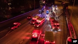 Hitna pomoć na autoputu blizu Sijetla gde se dogodio incident 