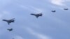 미군 전략폭격기 B-1B, 한∙일 전투기와 연합 훈련…미 정찰 자산 한반도 상공서 포착 
