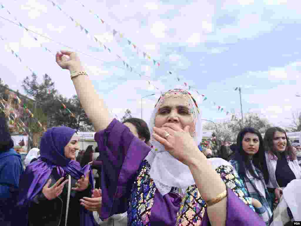 International Women's Day celebrations in Diyarbakir, Turkey.