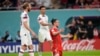 Wales' Gareth Bale reacts after a challenge during the World Cup, group B soccer match between the United States and Wales, at the Ahmad Bin Ali Stadium in in Doha, Qatar, Nov. 21, 2022.