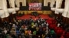A special sitting of parliament gets underway in Cape Town, South Africa, Dec. 13, 2022.