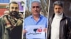 از راست داریوش اقبالی خواننده، شاهزاده رضا پهلوی و شاهین نجفی خواننده