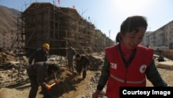 함경북도 무산군의 수해 피해 현장. 사진 출처 = 국제적십자사 IFRC 웹사이트.