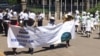 Abantwana besikolo abaphatheke kumcimbi wokunanza usuku lweAfrican Statistics Day koBulawayo ngoLwesihlanu.
