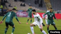 مهدی طارمی در دیدار فوتبال ایران و عراق، ۷ بهمن ۱۴۰۰