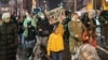 Arhiva - Protest inicijative "Kreni-Promeni" protiv planova kompanije Rio Tinto da otvori rudnik litijuma u Srbiji, u Beogradu, 20. januara 2022.