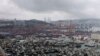 Sejumlah kapal nelayan berlabuh di pelabuhan di Busan, Korea Selatan, pada 4 September 2022, menjelang kedatangan Topan Hinnamnor. (Foto: Newsis via AP/Ha Kyung-min)