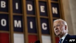 美國總統拜登（Joe Biden)在芝加哥發表有關經濟願景的講話（2023年6月28日）