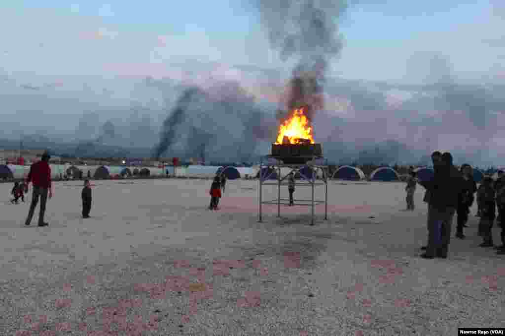 Newroza Penaberên Efrînê li Şehba