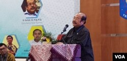 Anggota Komisi VII DPR RI, Kurtubi meyakini Indonesia sudah membutuhkan PLTN. (Foto:VOA/ Nurhadi)