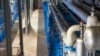 Some of the 2,000 pressure vessels housing more than 16,000 reverse osmosis membranes at the Carlsbad Desalination Plant in Carlsbad, CA. Salt and other minerals are separated from the water with high pressure, making it fit for consumption.