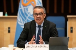 FILE - Tedros Adhanom Ghebreyesus, Director General of the World Health Organization, Jan. 21, 2021.
