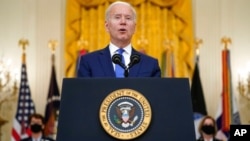 VaJoe Biden vachitaura pazuva rekucherechedza vanhukadzi, re International Women's Day