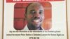 Posters of missing activist Itai Dzamara. Some civic organizations in Zimbabwe have offered $2000 for information leading to Dzamara's whereabouts. (Sebastian Mhofu/VOA)