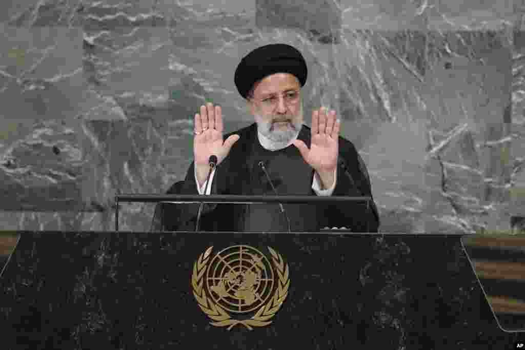 ابراهیم رییسی، رییس جمهور ایران در سخنرانی مجمع عمومی سازمان ملل متحد از مهسا امینی نام نبرد اما واکنش‌های جهانی به مرگ وی را معیار "دوگانه" خواند.