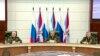 In this photo taken from video released by Russian Defense Ministry Press Service, Russian Defense Minister Sergei Shoigu speaks during a meeting in the Russian Defense Ministry office in Moscow, Sept. 21, 2022. (Russian Defense Ministry Press Service vi