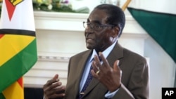 Zimbabwean President Robert Mugabe.