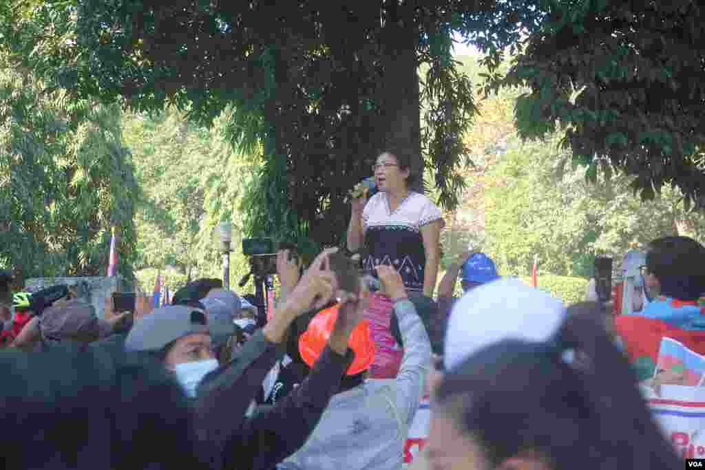 ရန်ကုန်မြို့ရောက်တိုင်းရင်းသားလူမျိူးများ (၁၆)စု စုပေါင်း ဆန္ဒပြပွဲ