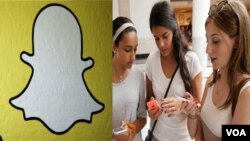 Kalangan remaja AS lebih menyukai Snapchat dibandingkan Facebook (foto: ilustrasi). 