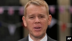 資料照 - 新西蘭總理希金斯（Chris Hipkins）。
