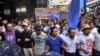 Youth activists in Yangon, including Thet Swe Win and Moe Thway, protest continuing civil war in Myanmar.