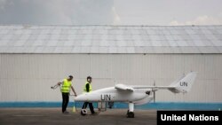 Misi perdamaian PBB hari Selasa (3/12) meluncurkan dua pesawat tanpa awak di Republik Demokratik Kongo/ DRC (foto: dok). 