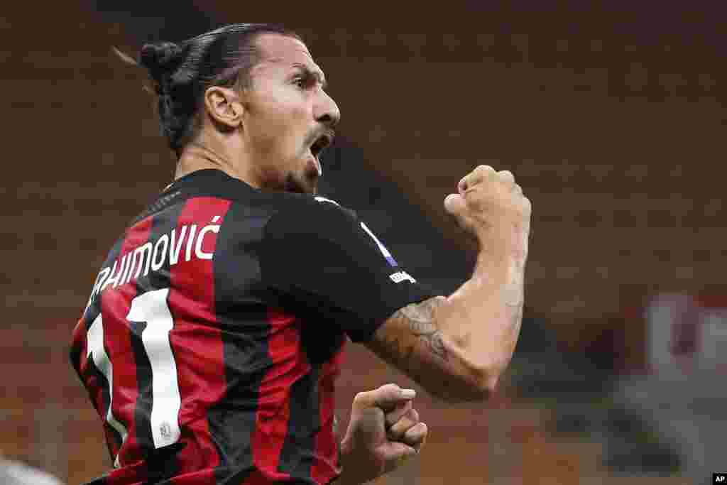 Zlatan Ibrahimovic ya AC Milan alobaki "COVID emeki kobundisa nga. Likanisi libe." Abikaki mbangu na coronavirus mpe azalaki na lisano na Inter Milan na Derby della Madonnina le 17 octobre.